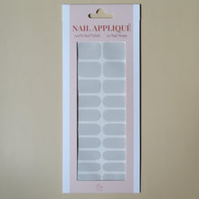 Load image into Gallery viewer, Sand light gray inspired solid color nail wrap in 20 pieces
