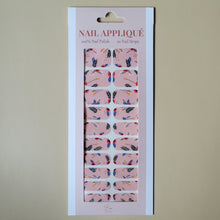 Load image into Gallery viewer, Pretty pink with floral design gel nail wrap in 20 pieces set
