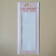 Load image into Gallery viewer, Vegan white solid color nail wrap 
